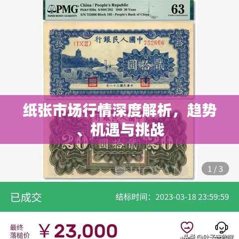 纸张市场行情深度解析，趋势、机遇与挑战